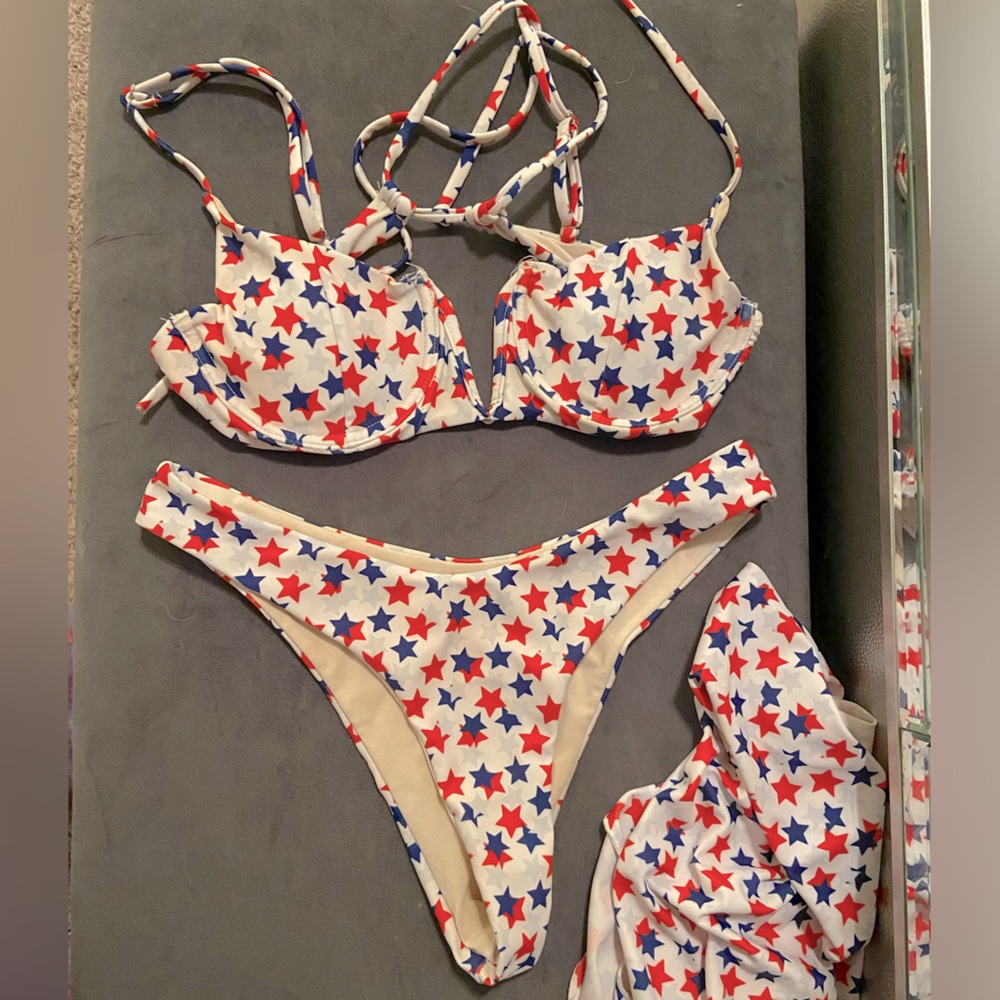 Bikini from SHEIN. ( with a cover wrap )